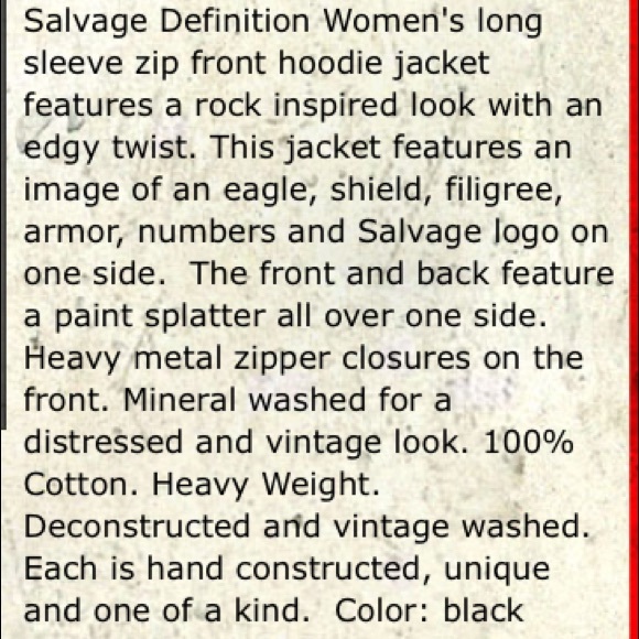 Salvage tunic new - Picture 2 of 2